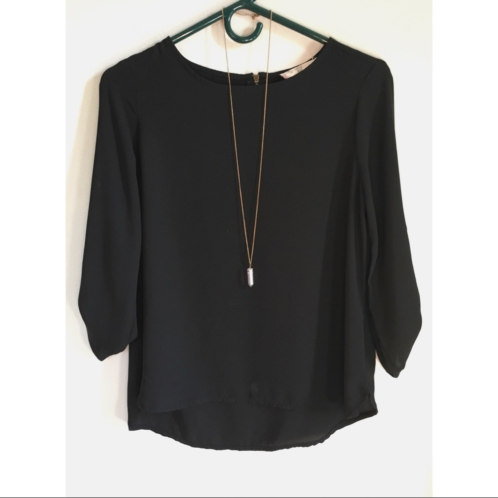 Sheer Black Blouse 🖤